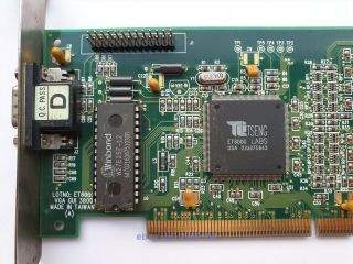 Tseng Labs ET6000 4 MB PCI Video card RARE 3