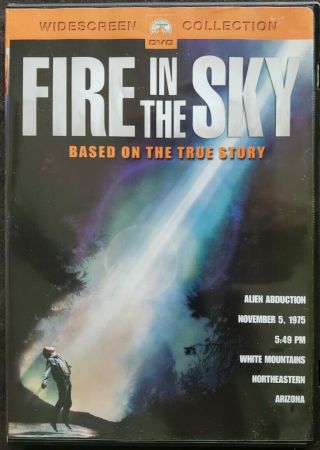 Fire In The Sky (dvd,  1993,  Widescreen) Alien Abduction Travis Walton Rare Htf
