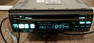 Rare Alpine Cdm - 7836 Radio Cd Player 4 Rca With Faceplate Old Shool Rare 1998