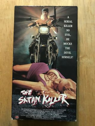 The Satan Killer Vhs Rare Low Budget Horror Sov Aip Biker Slasher Exploitation