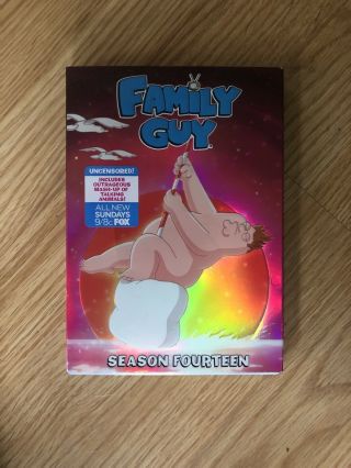 Family Guy: Season 14 / Fourteen (dvd,  2016,  3 - Disc Set) Vg,  W/ Rare Slipcover