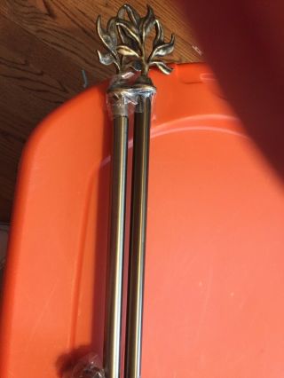 Decorative Drapery Rods 26 - 43”antique Brass Color