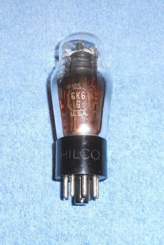 1 Philco 6k6 - G Vacuum Tube - Rare Early Style 1930 