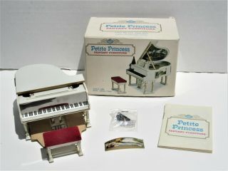 1964 Ideal Petite Princess Fantasy Furniture Royal Grand Piano Metronome & Box