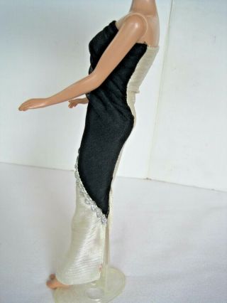 Vintage Barbie 1978 Superstar Fashion Collectibles 1364 Black White Dress Gown 3