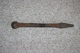 Rare Vintage Hand Forged Large Ball Top Blacksmith Stake Anvil 21 - 1/2 " 12 Pound