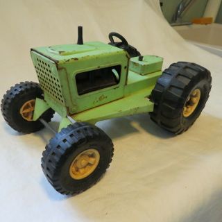 Rare Vintage Metal Buddy L Tractor Green 11 "