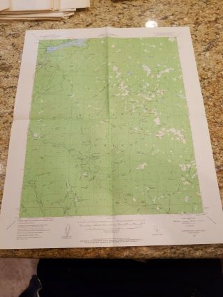 Huntington Lake Ca Quad Topo Map 1953 15 Minute Series