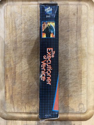 The Executioner Of Venice Very Rare Horror Sci - fi Oop Big Box Vhs Htf Gore 2