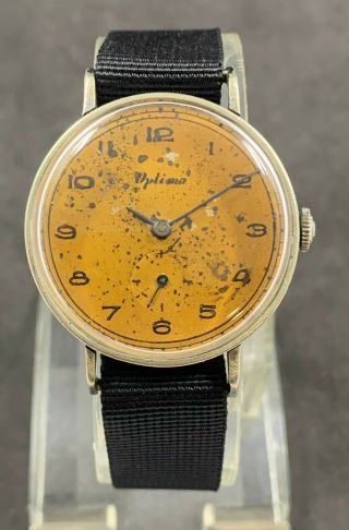 Very Rare Vintage Military Watch Optima Wwii - 1940 