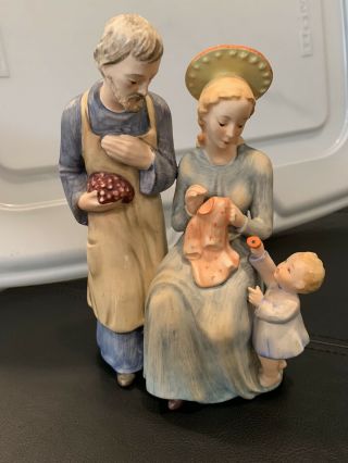 Rare Vintage Goebel Germany Holy Family Jesus,  Mary,  & Joseph Figurine Hx245