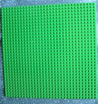 Lego Base Plates (4) All Green 1 - 32 X 32,  2 - 16 X 16 And 1 - 8 X 16 Vintage