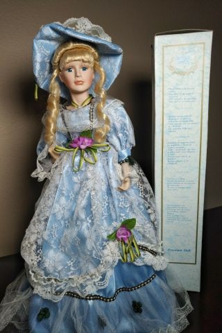 Vintage 23” Porcelain Doll Collectible - And Quality