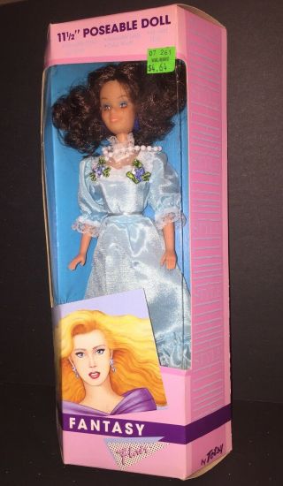 Vintage Fantasy Totsy Flair Doll Barbie Knock - Off 1991 Brunette