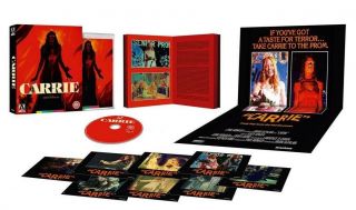 Carrie Blu - Ray Arrow Video Region B Limited Edition Boxset Oop Rare