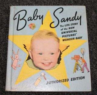 Vintage 1939 Book The Life Story Of Baby Sandy