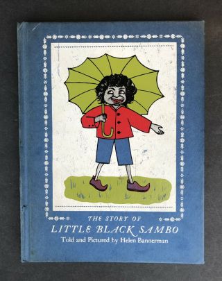 The Story Of Little Black Sambo By Helen Bannerman Hc 16th Printing,  1966 1899