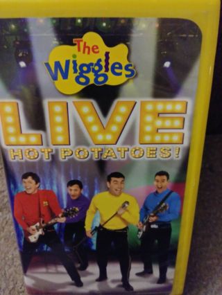 The Wiggles - Live Hot Potatoes 2004,  Rare Vhs Tape Oop