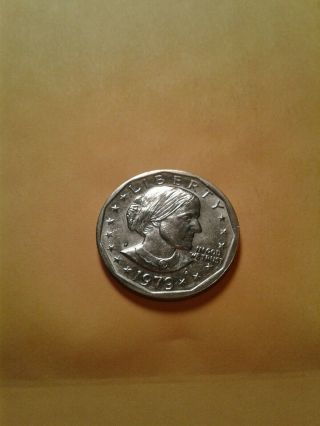 Rare 1979 - P " Wide Rim - Near Date " (susan B Anthony) $1.  00 Coin Comes In Case 817