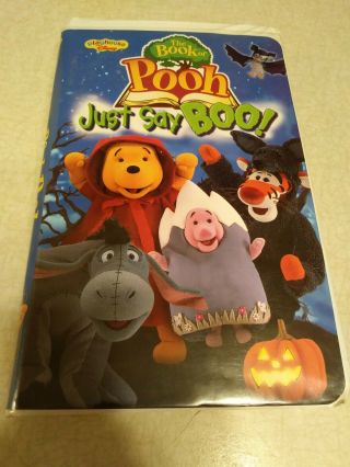 The Book Of Pooh: Just Say Boo (rare Oop 2002 Vhs)