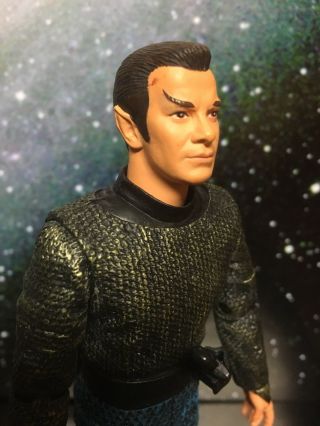 Diamond Select /art Asylum Star Trek Kirk As Romulan 7 “ Action Figure Rare