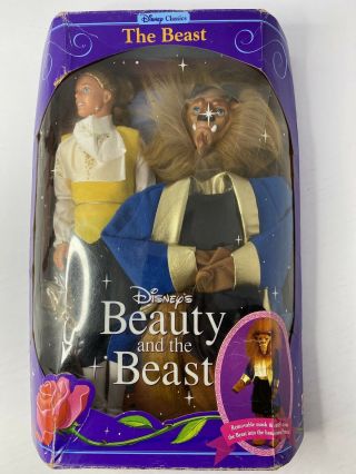 Mib Rare Disney Classic Beauty And The Beast Prince Doll 1991 Mattel Barbie
