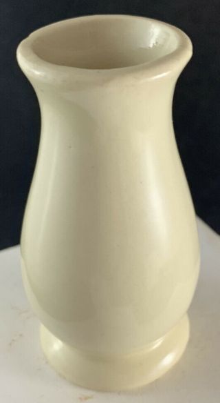 Rare Vintage Shawnee Pottery Miniature Vase Red Flower USA 1201 3