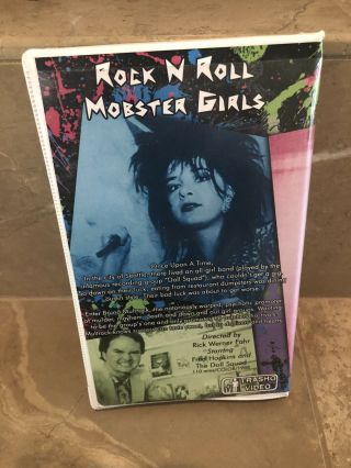 ROCK N’ ROLL MOBSTER GIRLS VHS Not Donna Michelle SOV Horror Cult Trash Rare 2