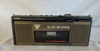 Aiwa Hs - J110 Radio And Cassette Recorder.  Rare Find