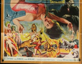 Circus of Horrors VINTAGE ORIGINAL:Rare 1960 1 - SHEET MOVIE POSTER 27 x 41 A 2