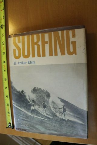 Surfing By H Arthur Klein Library Rare Out Of Print Photos Vintage Surf Book