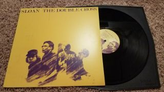 Sloan - The Double Cross - Rare - Vinyl Lp W/ " Insert - Op - Ex