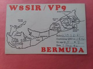 W8sir/vp9 - Bermuda - This Is A " Rare " One - Lt.  Dave Fugman - St,  David 