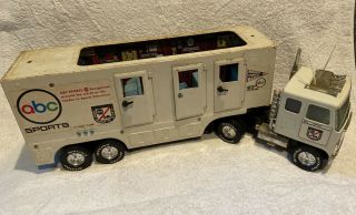 Nylint Abc Wide World Of Sports 1980 Monday Football Tv Truck Rare Htf Complete