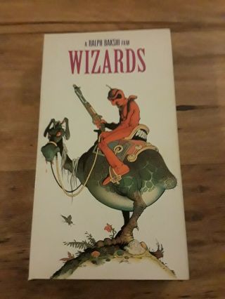 Wizards Vhs Rare Fox Home Video Ralph Bakshi Animated Fantasy