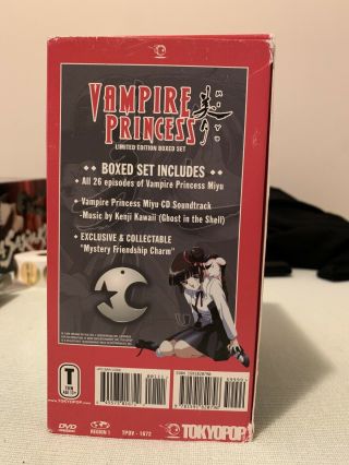 Vampire Princess Miyu TV Series 1 - 6 Limited Edition Boxed Set Rare Complete 3