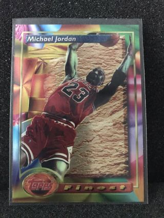 1993 - 94 Topps Finest Michael Jordan 1 Rare