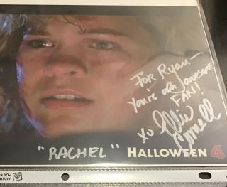 Ellie Cornell Halloween Michael Myers Rare Autographed 8 X10 2