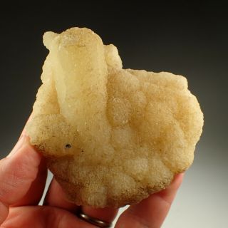 Calcite Pseudomorph After Crystal Of Aragonite Rare Vsechlapy,  Czech Republic