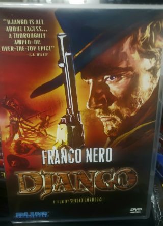Django (dvd,  Blue Underground,  1966) Oop Rare.  Sergio Corbucci Film,  Franco Nero