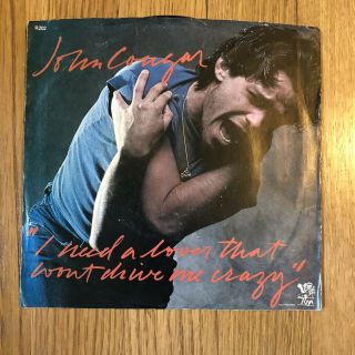 John Cougar “i Need A Lover That Won’t Drive Me Crazy” Rare Picture Sleeve 1979
