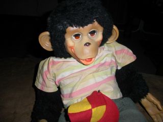 Vintage 1961 Walt Disney Productions Monkey Doll Stuffed Animal Rare