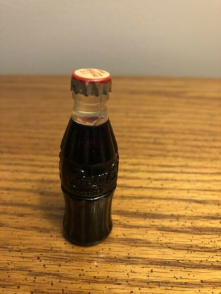 Vintage Coca - Cola Mini Bottle 2.  5” Cute Collectible Rare