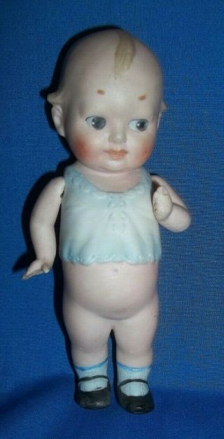Vintage Bisque Kewpie Doll 5 " Figurine