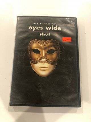 Eyes Wide Shut (dvd,  2 - Disc Set) Stanley Kubrick Rare Cover Rated & Unrated