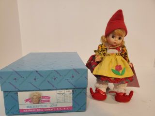 Madame Alexander 8 " Doll Wizard Of Oz Munchkin Peasant 140444