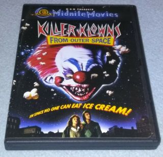 Killer Klowns From Outer Space Dvd (rare Oop) Horror Halloween