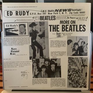 THE BEATLES It’s Here Luv Ed Rudy Rare 2