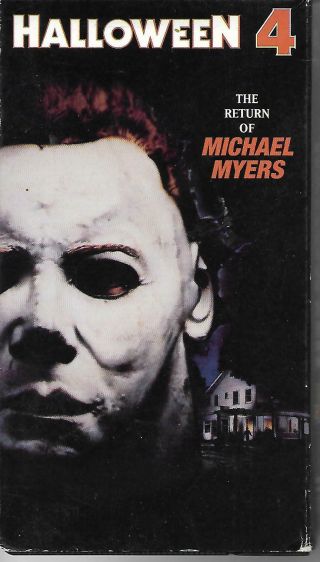 Halloween 4 - The Return Of Michael Myers Anchor Bay Vhs Rare