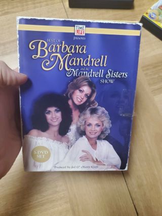 The Best Of Barbara Mandrell And The Mandrell Sisters Show Dvd 3 Dvd Rare Oop